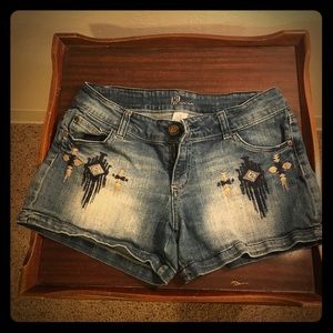 CP Distressed Jean Shorts